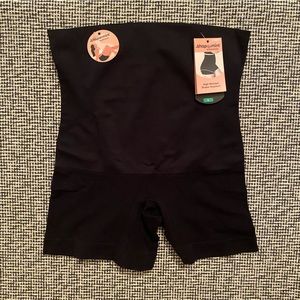 Shapermint Essentials High Waisted Shaper Boyshort Women’s Black Size L